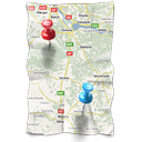 directions gps location map navigation icon